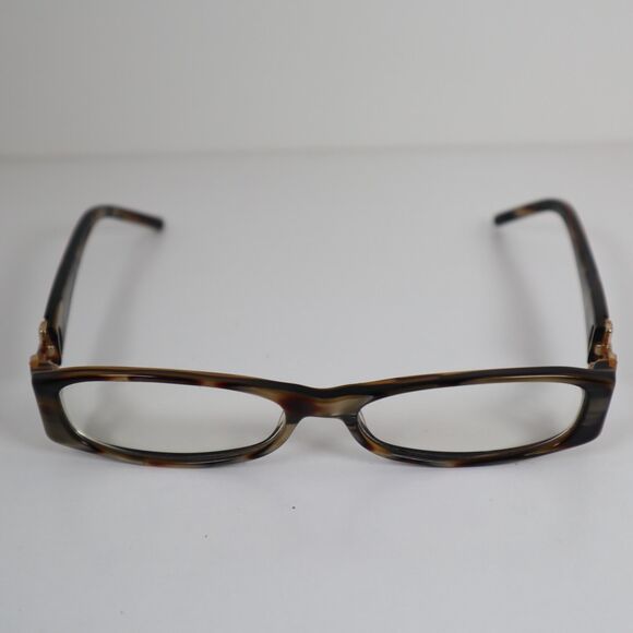 Gucci GG3009 SVF Brown Tortoise Rectangular Glasses Frames 48-17-130mm - Picture 2 of 12